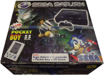 SEGA Saturn Second Version Pocket Boy Bundle