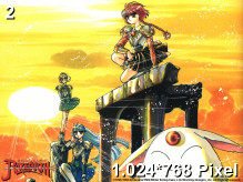 Magic Knight Rayearth Wallpaper 1.024x768px